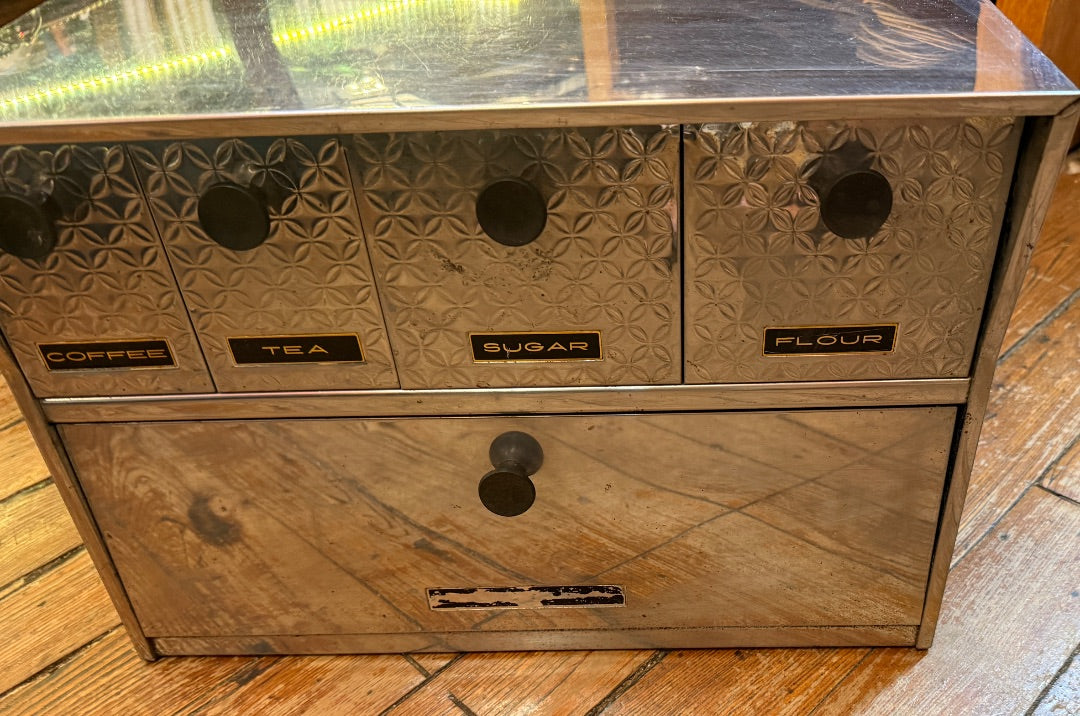 Chrome Krestline Limbo Bread canister set