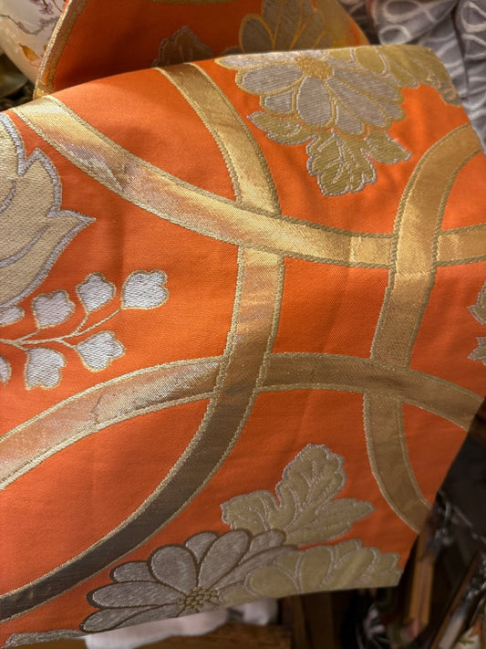 Orange  JN15 Hayasi Kimono Table Runner