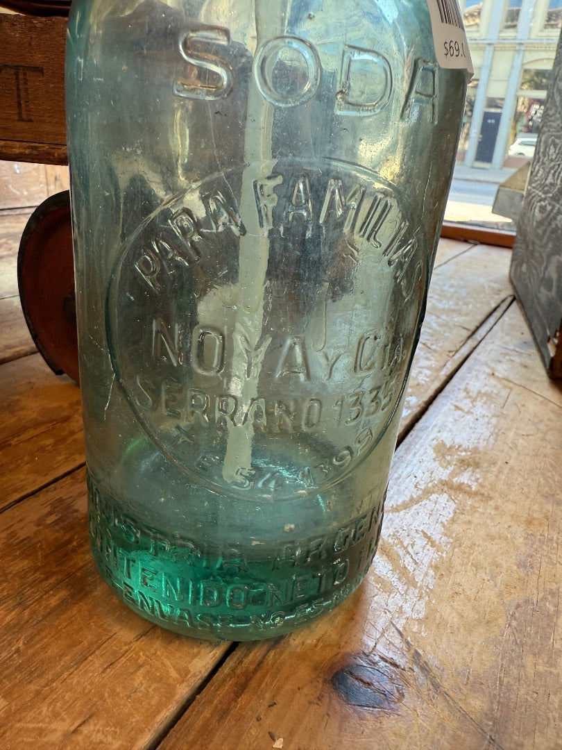 Seltzer Soda Bottle