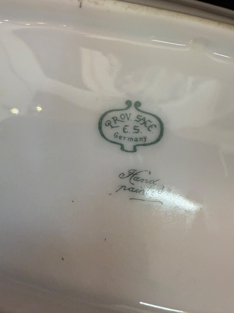 Germany Hand Painted Celery Dish