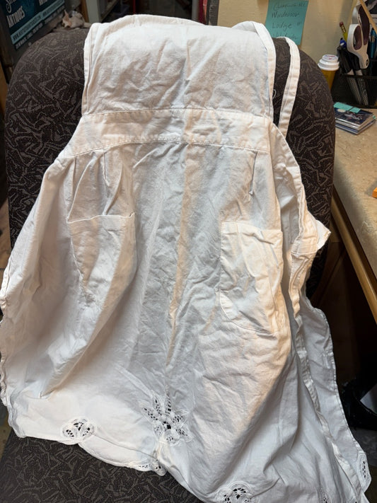 Vintage white Apron