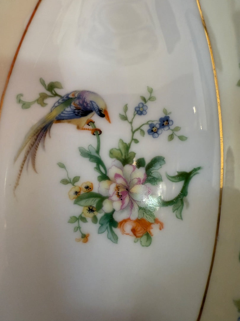 Celery dish hand painted