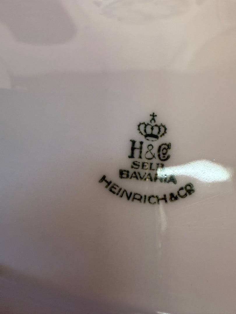 Celery dish hand painted