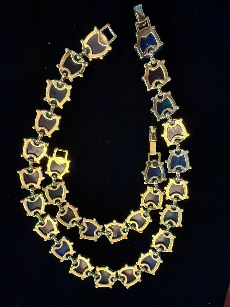 Jelly Belly Lucite necklace and bracelet set