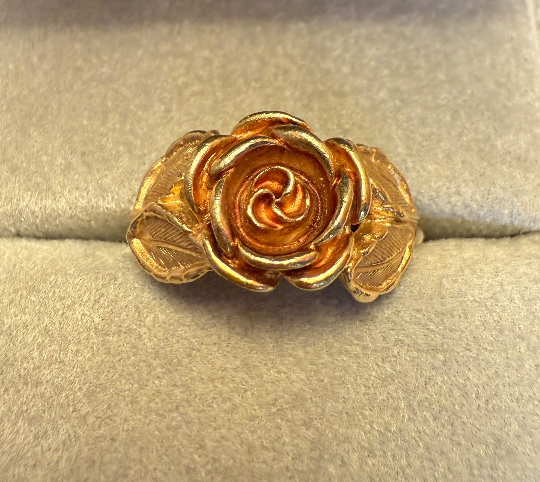 Rose Gold Avon Ring Size 4.75 Adjustable