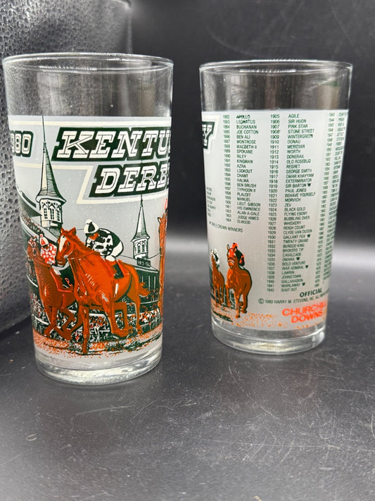 Kentucky Derby glasses