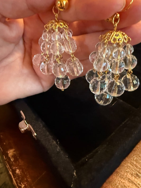 Chandelier Clip Earrings