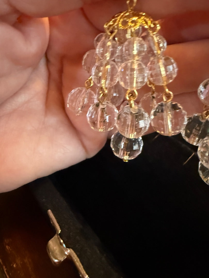 Chandelier Clip Earrings