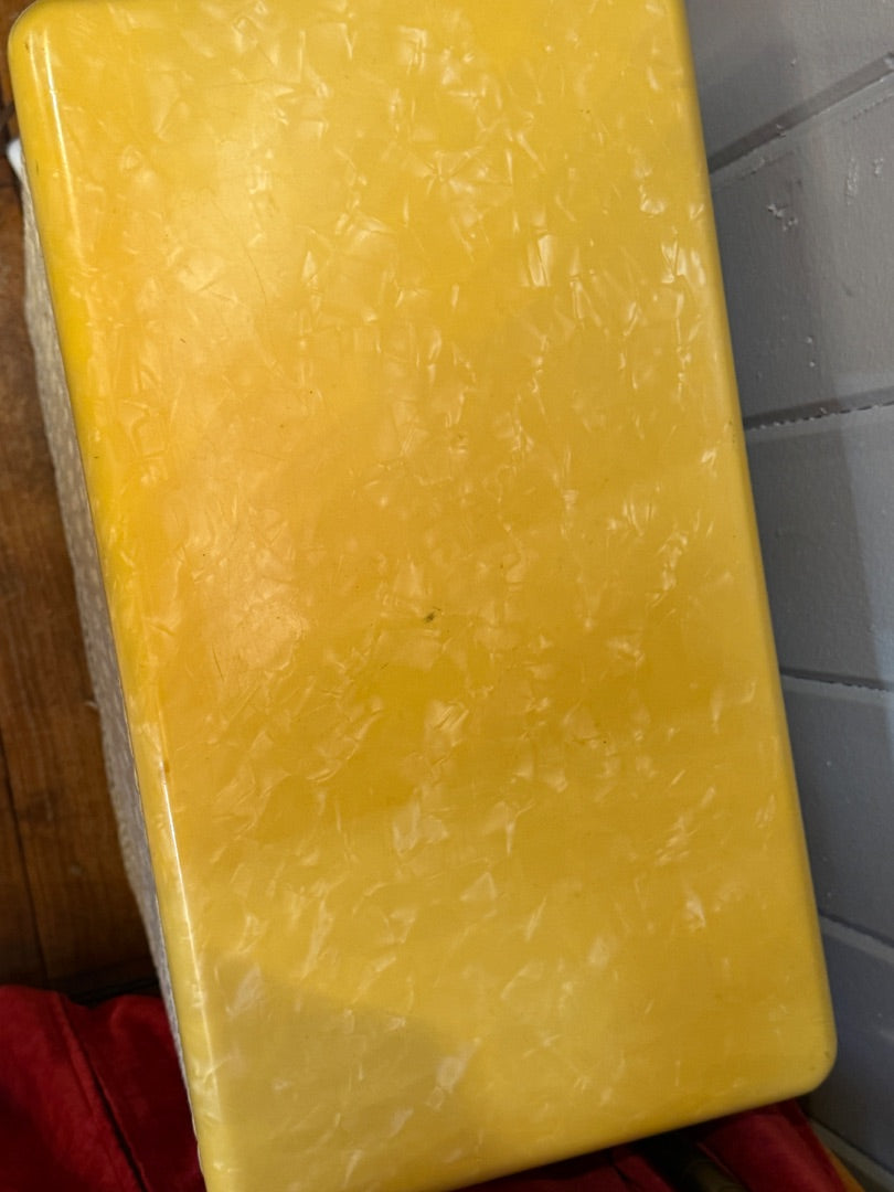 Vintage Yellow Hamper