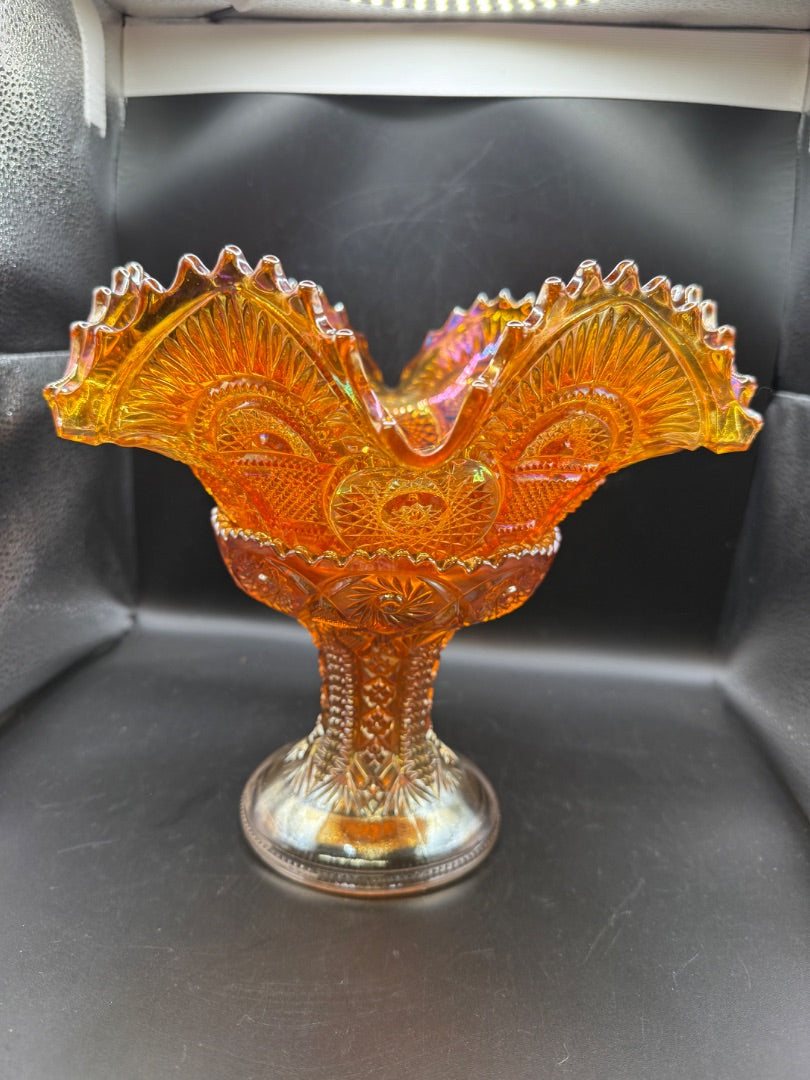 2-pc Carnival Glass