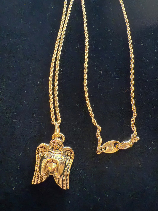 Christmas Angel Avon Necklace