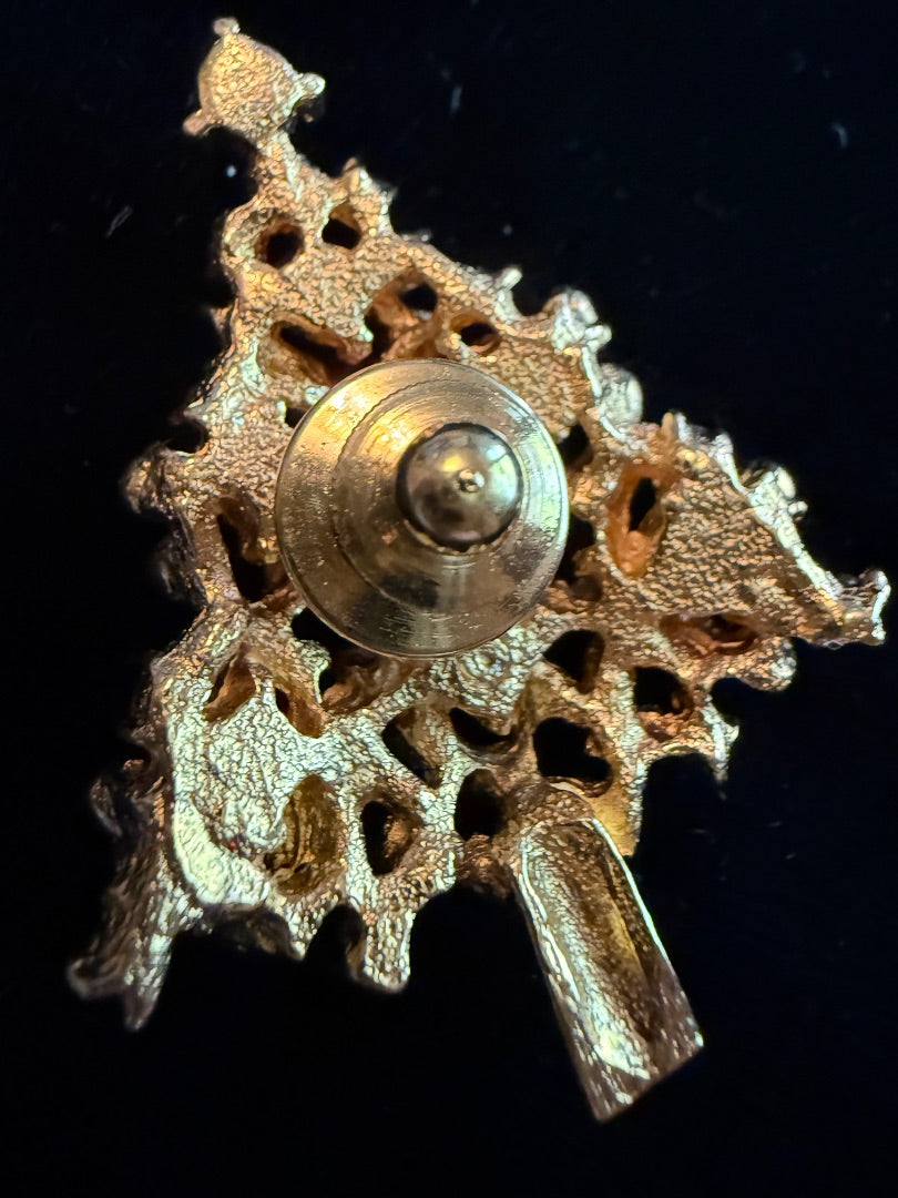 Christmas Tree Pin Multi-colored