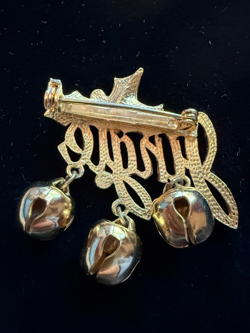 Vintage Jingle Pin Brooch