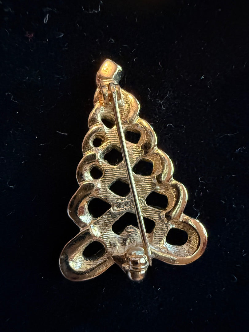 Avon Christmas Tree Pin Brooch pin