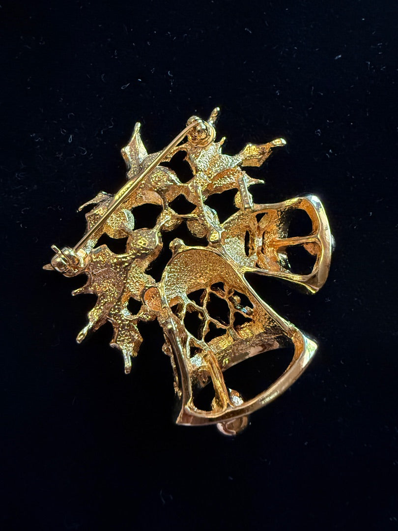 Bell Brooch Pin Christmas Pin