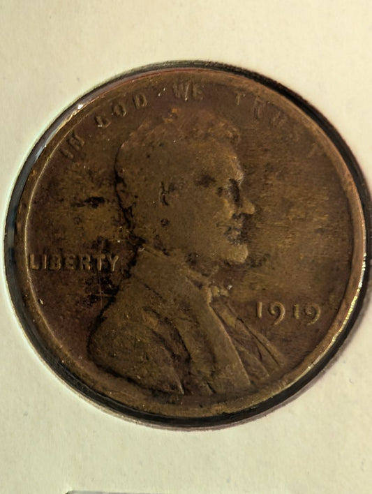 1919 Lincoln Wheat Cent