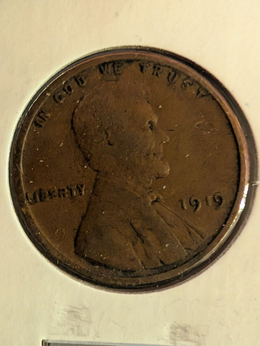 1919 Lincoln Wheat Cent