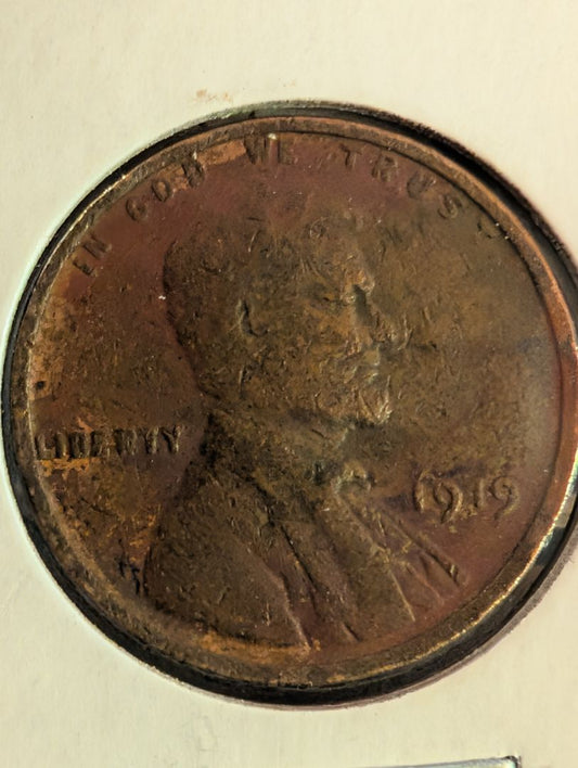1919 Lincoln Wheat Cent