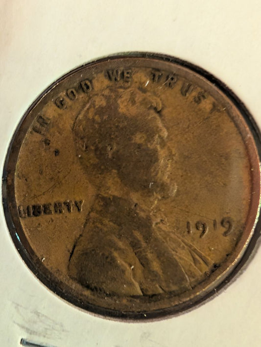 1919 Lincoln Wheat Cent