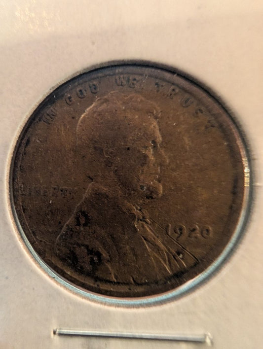1920 Lincoln Wheat Cent