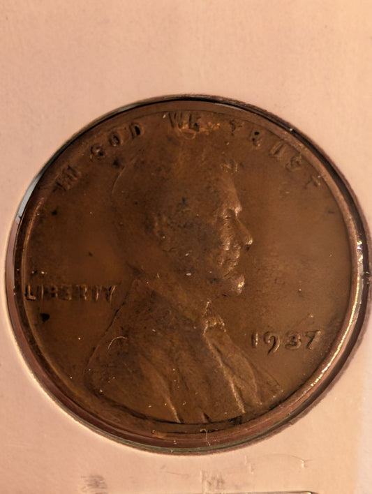 1937 Lincoln Wheat Cent