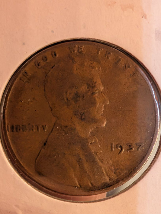 1937 Lincoln Wheat Cent