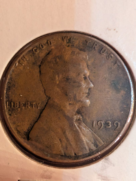 1939Lincoln Wheat Cent