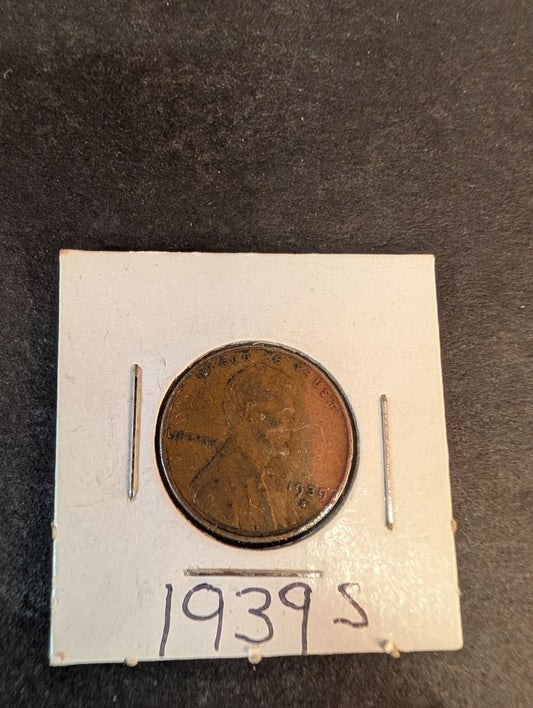 1939 S Lincoln Wheat Cent