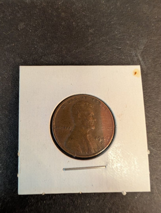 1947 S Lincoln Wheat Cent