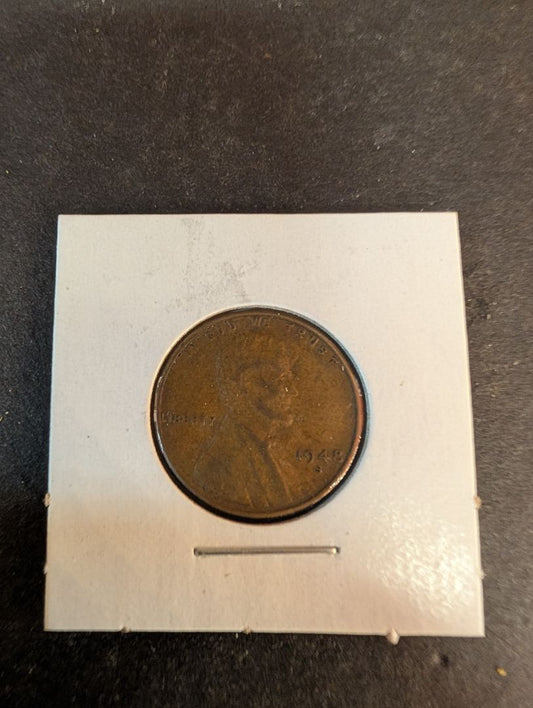 1948 S Lincoln Wheat Cent