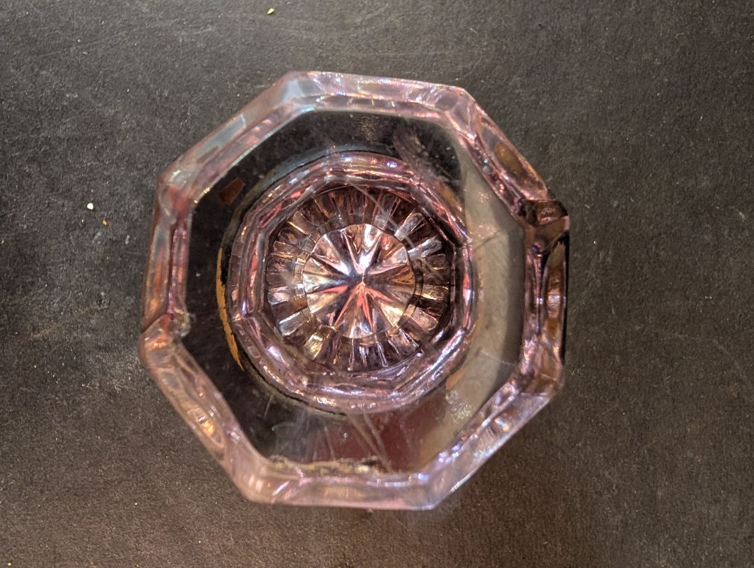 Vibrant Purple Door Knob