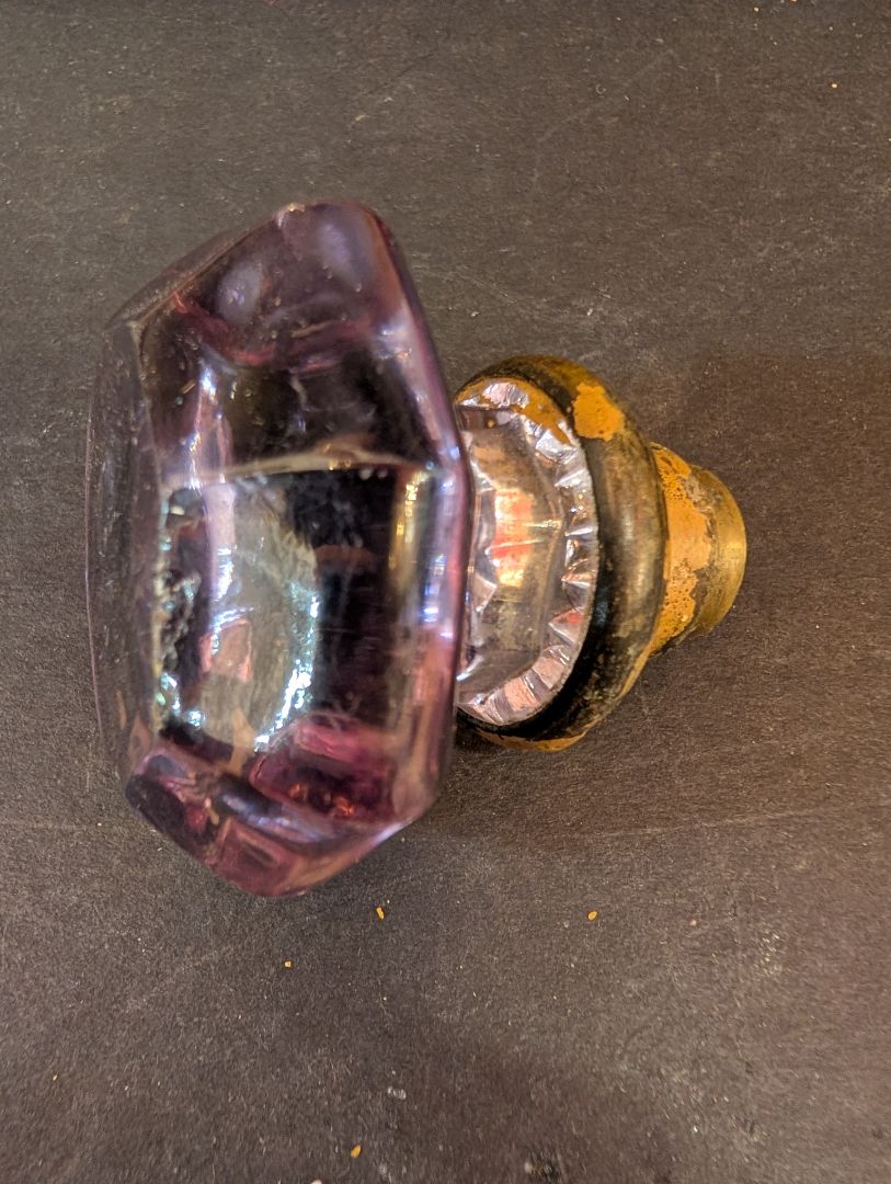 Vibrant Purple Door Knob