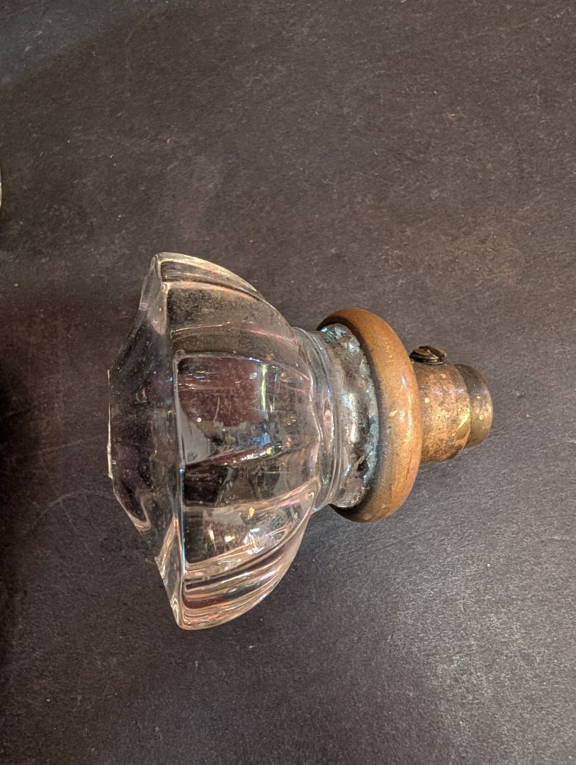 Oval Glass Door Knob