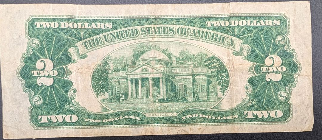 1928 B $2 Red Seal Key Date!