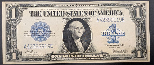 1923 $1 Silver certificate