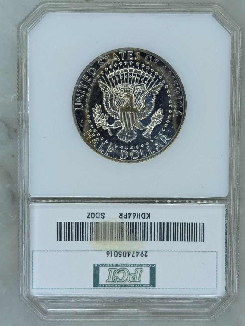 1964 Proof CAM TonedKennedy Half Dollar