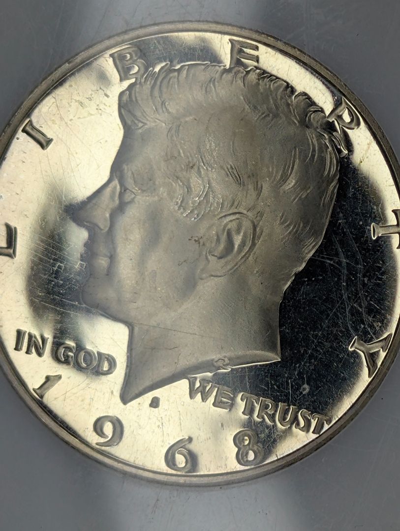1968-S Cameo Kennedy Half Dollar