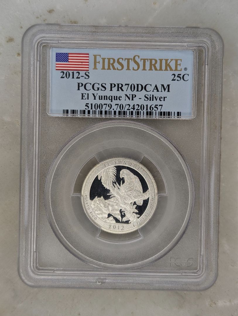 2012-S PR70 DCAM El Yunque Quarter