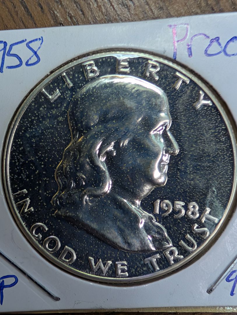 1963 Proof Deep Cameo Uncirculated Franklin Half Dollar
