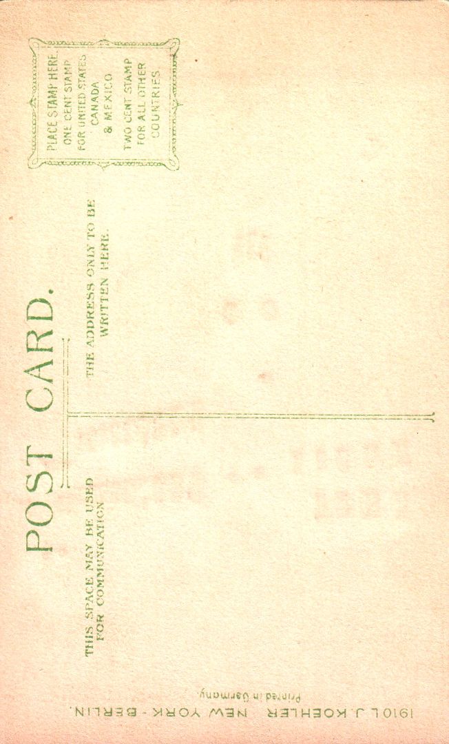 Independence Hall, Philadelphia,  Pennsylvania HTL Hold to the Light postcard