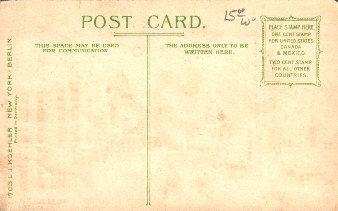 Pennsylvania Ave.  Washington D.C. HTL Hold to the Light postcard
