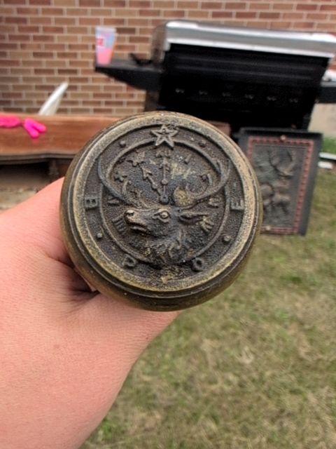 Elks doorknob