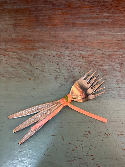 Lot of Three Small Relish Forks