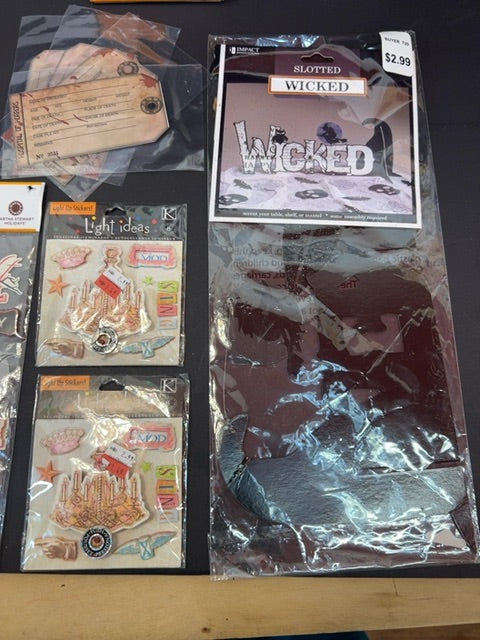 Crafty stickers and signs