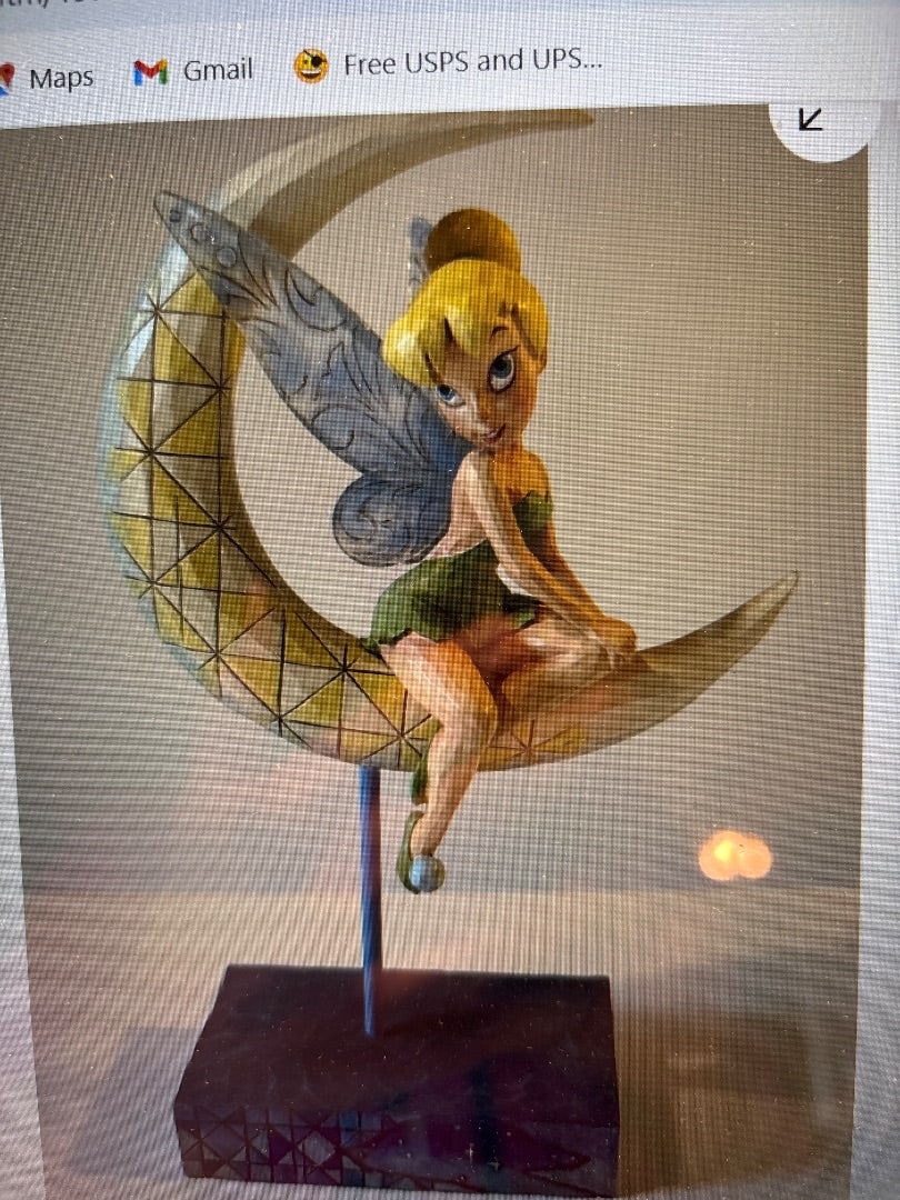 GSK - EBAY Disney Tinkerbell on Moon Figurine