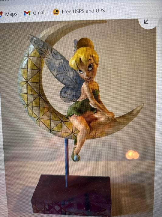 GSK - EBAY Disney Tinkerbell on Moon Figurine