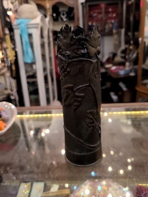 Large trench art vase