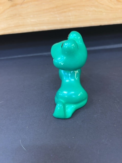 Happy Green frog posing
