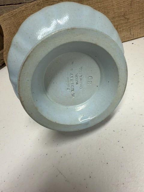 Blue staffordshire pitcher