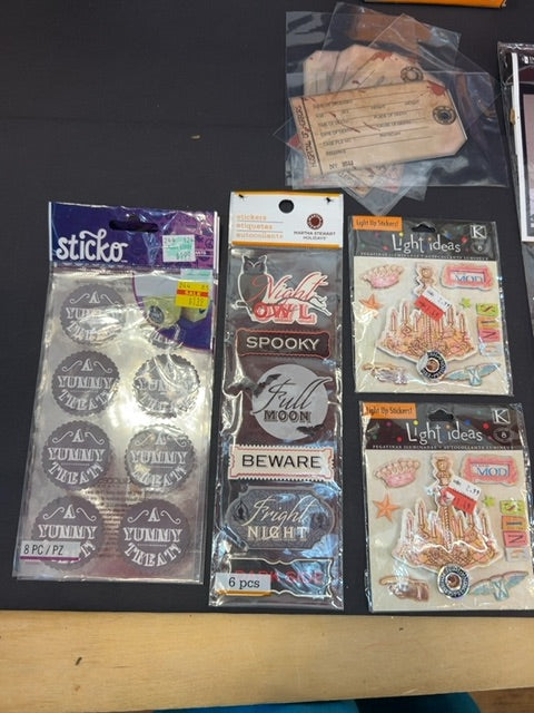 Crafty stickers and signs